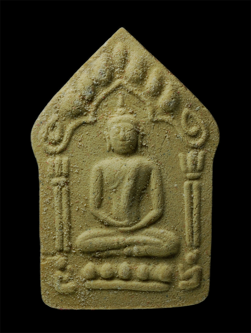 7Jan2026 (111)p.jpg - พระขุนแผนผงพลาย รุ่นสร้างเจดีย์กลางน้ำ พระอาจารย์ชาตรี ปภัสสโร วัดป่าโสภณธรรมาราม บ้านกุดจิก ต.นาคำ อ.วานรนิวาส จ.สกลนคร พิมพ์ใหญ่ เนื้อผงพุทธคุณ ผงว่ [..] | https://kamulet.in.th